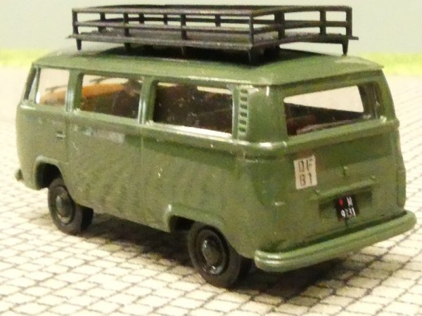 1/87 Brekina VW T2 Militär Schweiz CH mit Dachgepäckträger