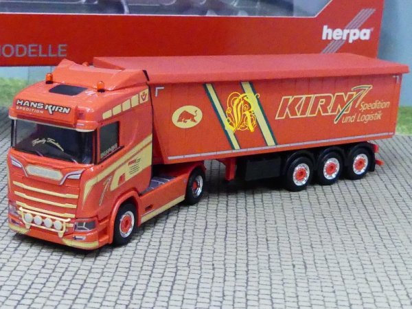 1/87 Herpa Scania CS 20 HD Stöffelliner-Sattelzug Hans Kirn Transporte 314732