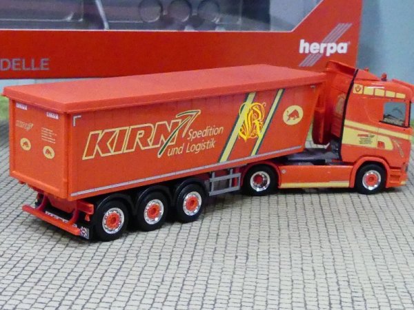 1/87 Herpa Scania CS 20 HD Stöffelliner-Sattelzug Hans Kirn Transporte 314732