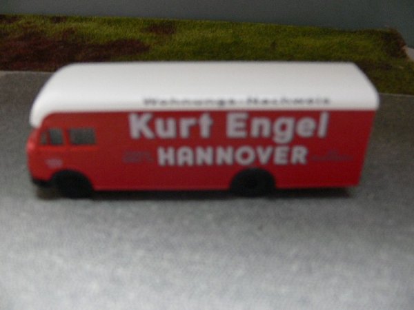 1/87 Brekina MB LP322 Ackermann Kurt Engel Hannover Möbelwagen 57218