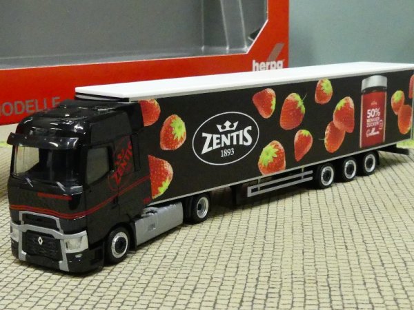 1/87 Herpa Renault T Zentis Lowliner Kühlkoffer Sattelzug 313896