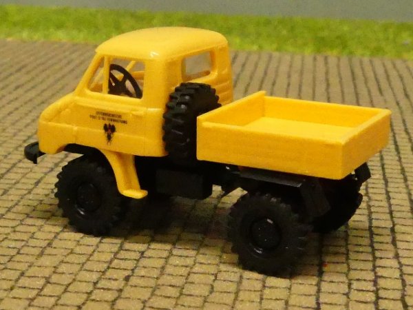 1/87 Brekina Unimog 411 Post Österreich alte Beschriftung Pritsche