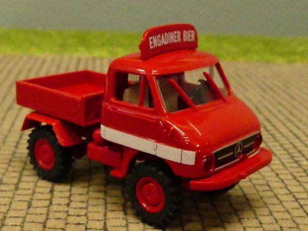 1/87 Brekina Unimog 411 Engediner Bier Schweiz CH Pritsche