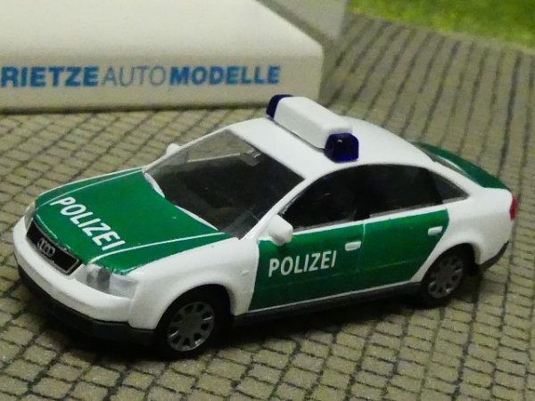 1/87 Rietze Audi A6 Polizei Hauben + Türdruck 50901