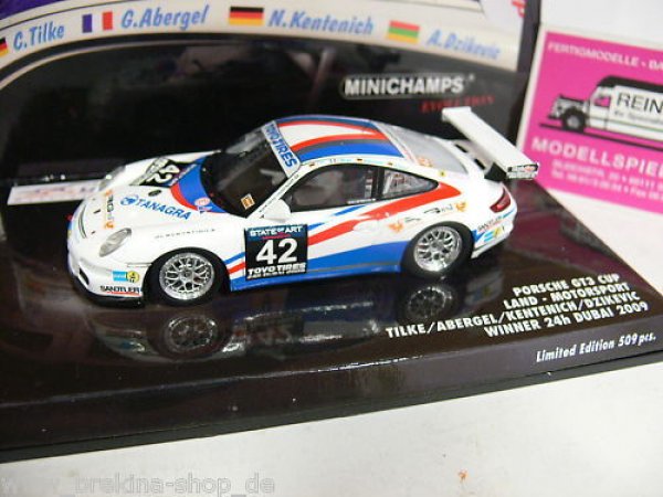 1/43 Minichamps Porsche GT3 Cup Winner 24h Dubai 2009 437096942