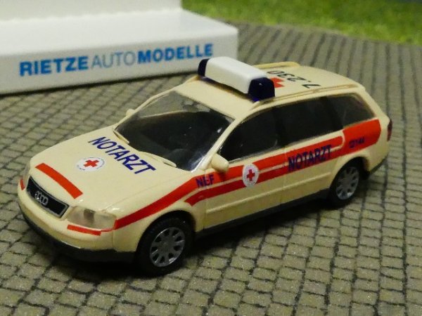 1/87 Rietze Audi A6 Avant Notruf NEF 144 Östereich 50673