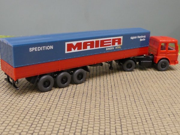 1/87 Wiking MAN F80 Spedition Maier Sattelzug 517 6