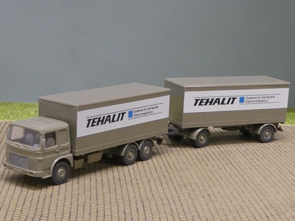 1/87 Wiking MAN F80 Tehalit Elektroinstallation Hängerzug 471 2