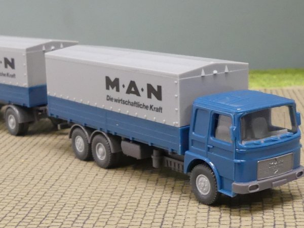 1/87 Wiking MAN Büssing F80 MAN Planen-Hängerzug 470 3