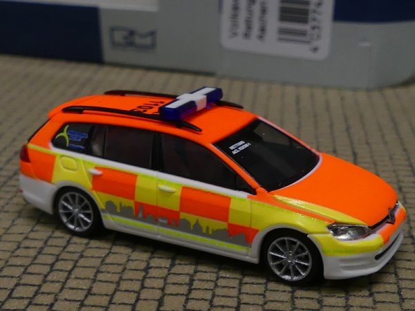 1/87 Rietze VW Golf 7 Variant Rettungsdienst Städte Region Aachen 53323