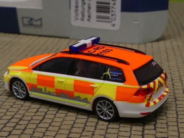 1/87 Rietze VW Golf 7 Variant Rettungsdienst Städte Region Aachen 53323