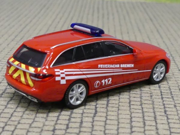 1/87 Herpa Mercedes-Benz C-Klasse T-Modell Feuerwehr Bremen 093583