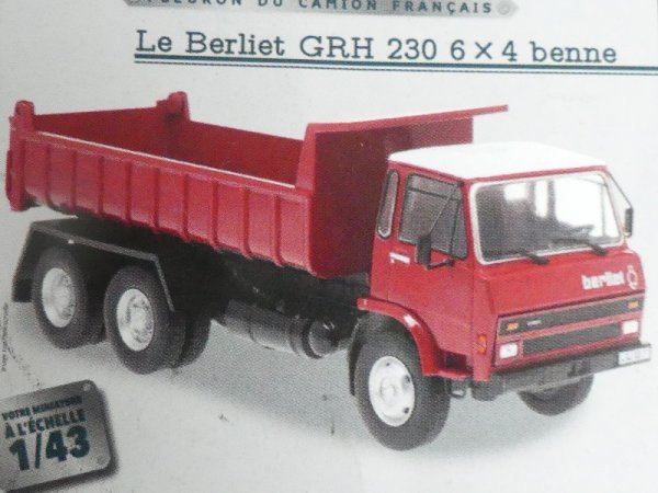 1/43 IXO Berliet GRH 230 6x4 Kipper #96