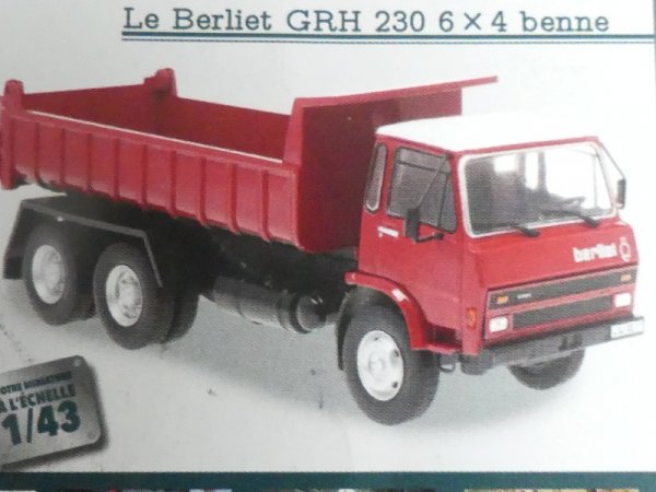 1/43 IXO Berliet GRH 230 6x4 Kipper #96