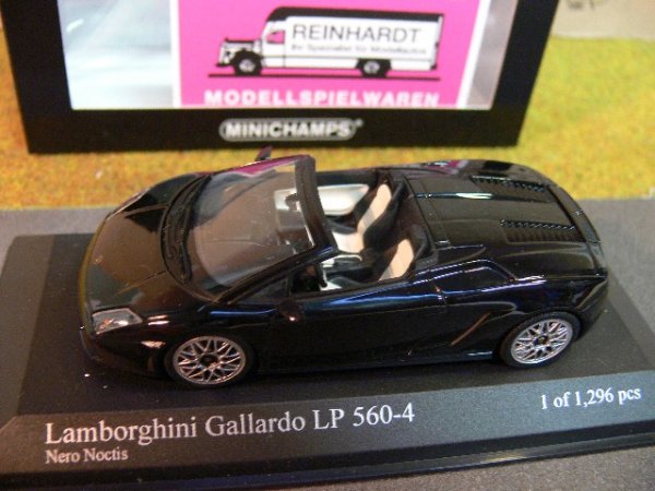 1/43 Minichamps Lamborghini Gallardo LP560-4 Spyder 2009 schwarz