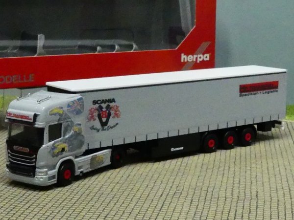 1/87 Herpa Scania R13 TL HP Transped SONDERPREIS Ga.PlanenSattelzug 313483