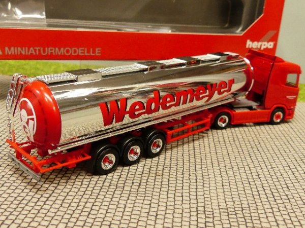 1/87 Herpa Scania CS 20 ND Chromtank-SZ Wedemeyer 310079