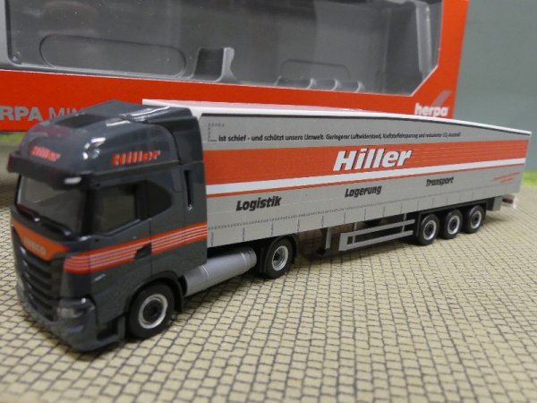 1/87 Herpa Iveco S-Way Schmitz Ecoflex SZ Hiller 315548