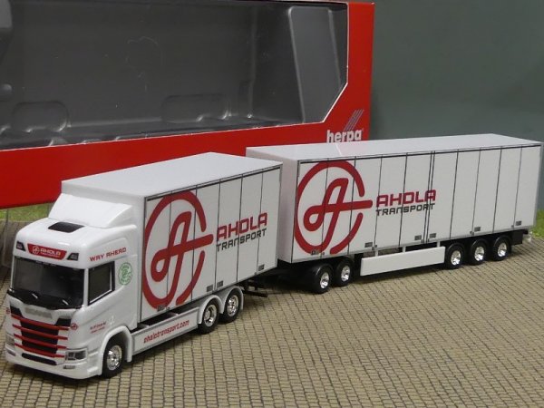 1/87 Herpa Scania CR 20 HD Schwedencombi Ahola Transport 315678