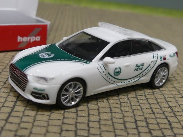 1/87 Herpa Audi A6 Polizei Dubai 096935