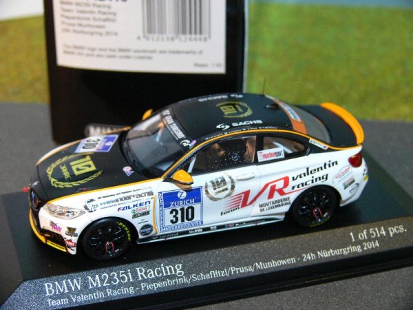 1/43 Minichamps BMW M 235 Racing-Team Valentin 24H Nürburgring