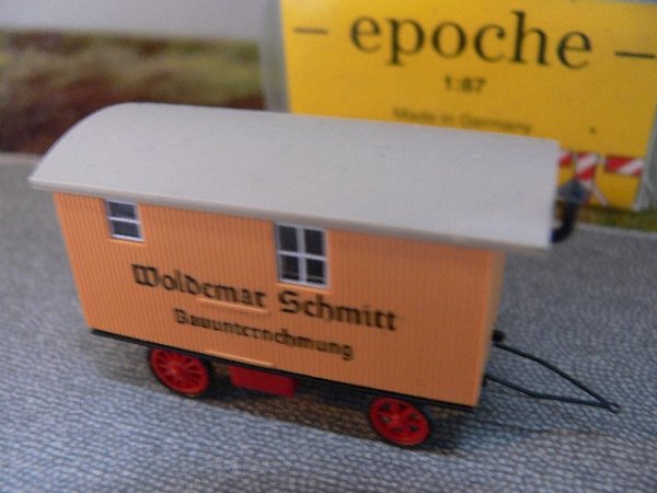 1/87 Epoche Maschinistenwohn- und Gerätewagen W. Schmitt 20215