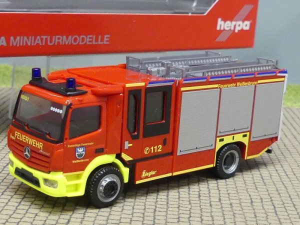 1/87 Herpa MB Atego `13 Ziegler Z-Cab LF FFW Weißenbrunn 097314