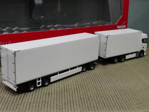 1/87 Herpa Scania CS 20 HD Schwedencombi weiß 315319