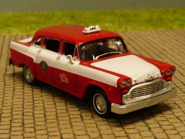 1/87 Brekina Checker Cab Presentation Car Kalamazzoo 58932