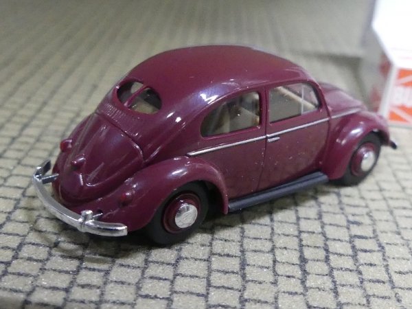 1/87 Busch VW Käfer mit Brezelfenster dunkelrot 52901