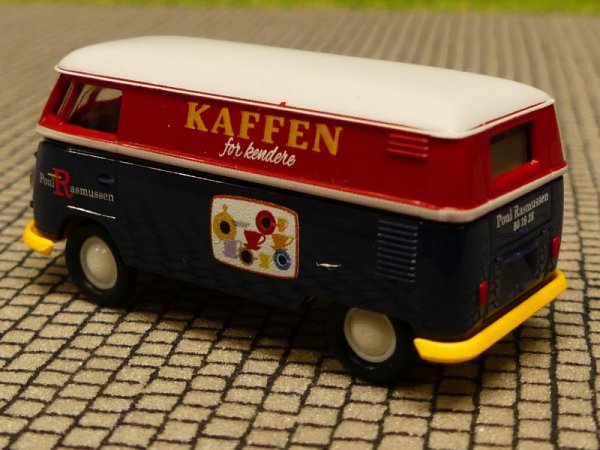 1/87 Brekina # 1827 VW T1 b Rassmussen Kaffen Dänemark DK