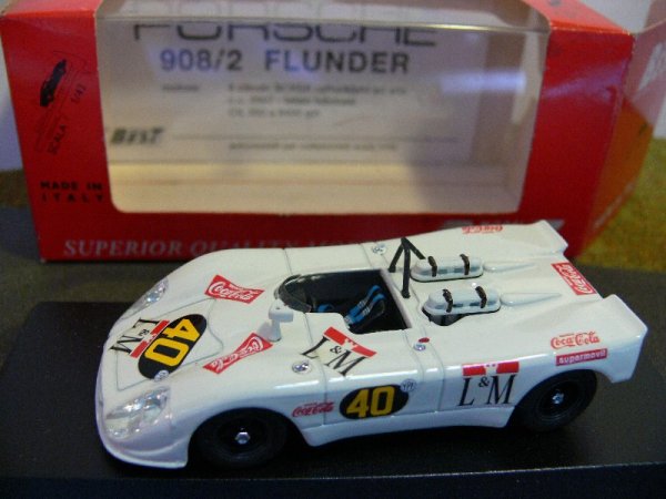 1/43 Best Porsche Flunder Temporara 1970 #40 9107