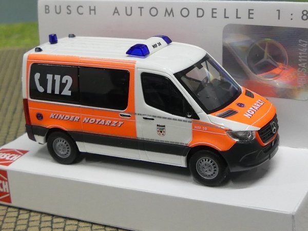 1/87 Busch Mercedes Benz Sprinter Rettungsdienst 53465