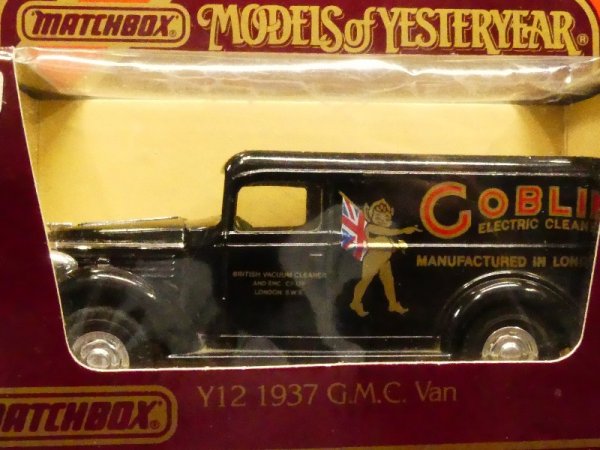 Matchbox Yesteryear GMC Goblin Electric Cleaners London 1937 Y12