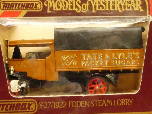 Matchbox Yesteryear Foden Dampflastwagen 1922 Tate & Lyle's Y27