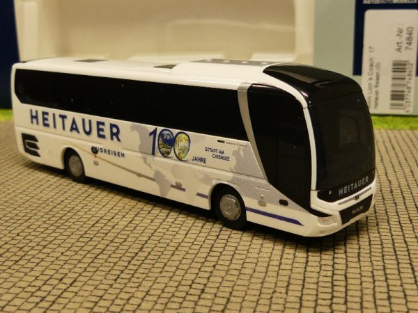 1/87 Rietze MAN Lion's Coach 17 Heitauer Reisen 74840