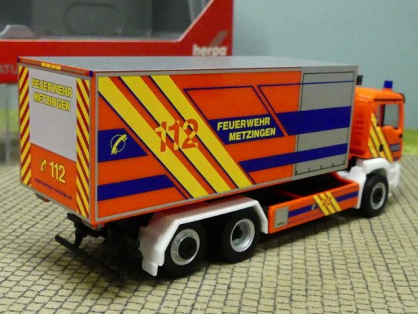 1/87 Herpa MAN TGS XL Feuerwehr Metzingen Wechsellader 096768