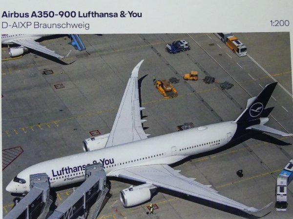 1/200 Herpa Lufthansa Airbus A350-900 Lufthansa & You – D-AIXP Braunschweig  572026