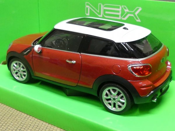 1/24 Welly Mini Cooper S Spaceman rot 24050