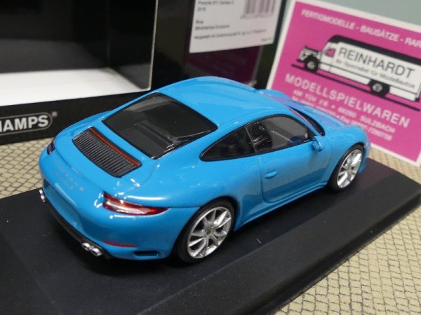 1/43 Minichamps Porsche 911 Carrera S blau 75/100 limited edition 410 067132