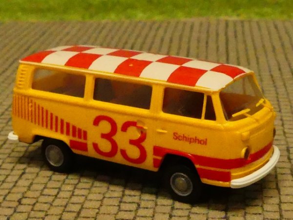 1/87 Brekina VW T2 Schiphol Flughafen Bus NL T2#317