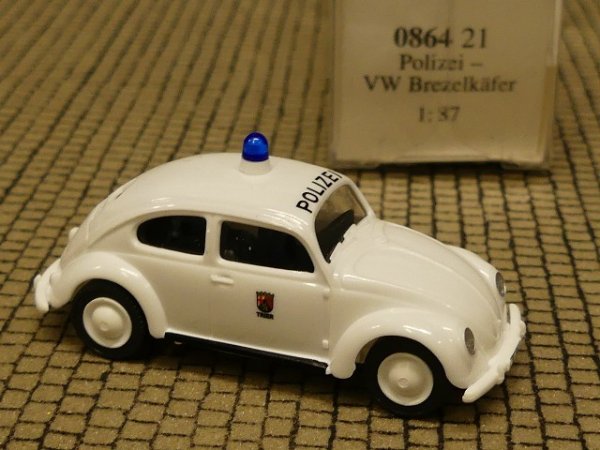 1/87 Wiking VW Brezelkäfer Polizei Trier 0864 21