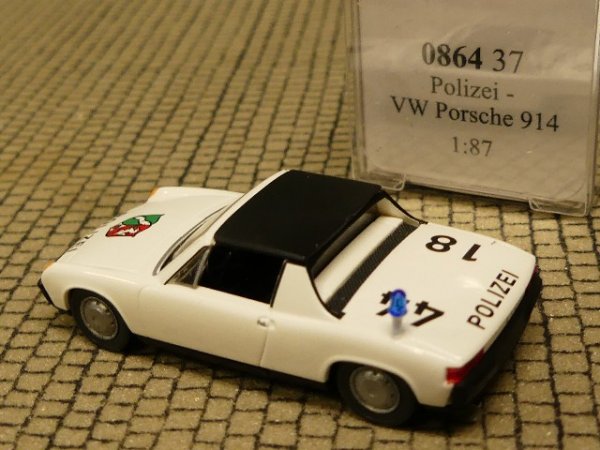 1/87 Wiking VW Porsche 914 Polizei NRW 0864 37