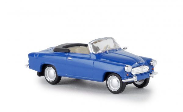 1/87 Brekina Skoda Felicia Cabrio blau 27432