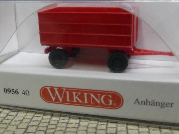 1/160 Wiking N-Spur Anhänger rot 0956 40