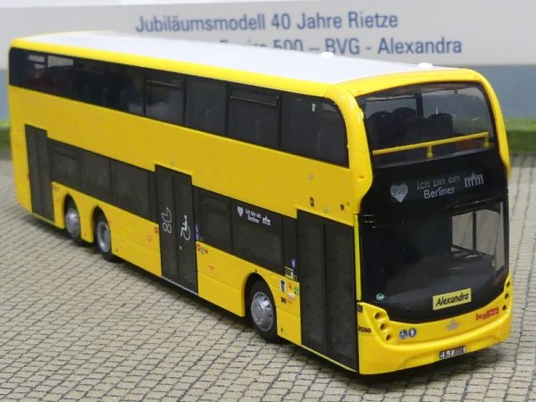 1/87 Rietze Alexander Dennis Enviro 500 BVG DD "Alexandra" 78005