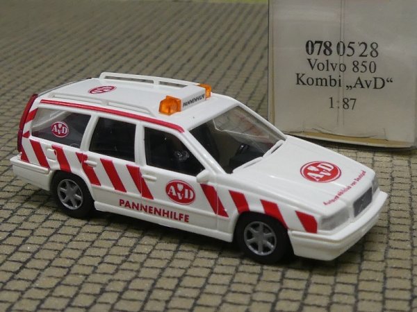 1/87 Wiking Volvo 850 Kombi AvD Pannenhilfe 078 05