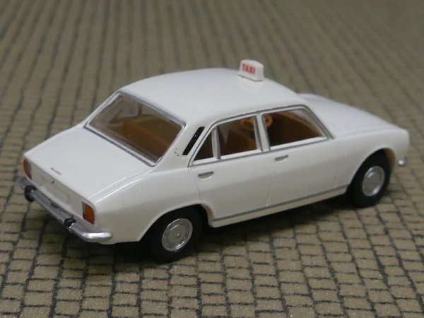 1/87 Brekina Peugeot 504 TAXI weiss 92992