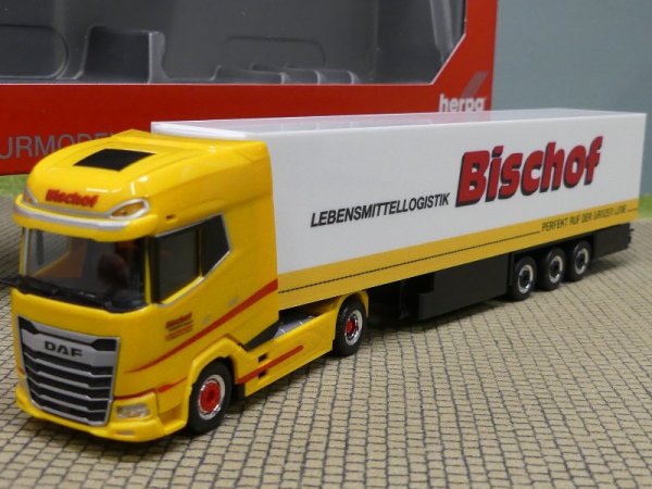 1/87 Herpa DAF XG+ Kühlkoffer-Sattelzug Bischof 316613