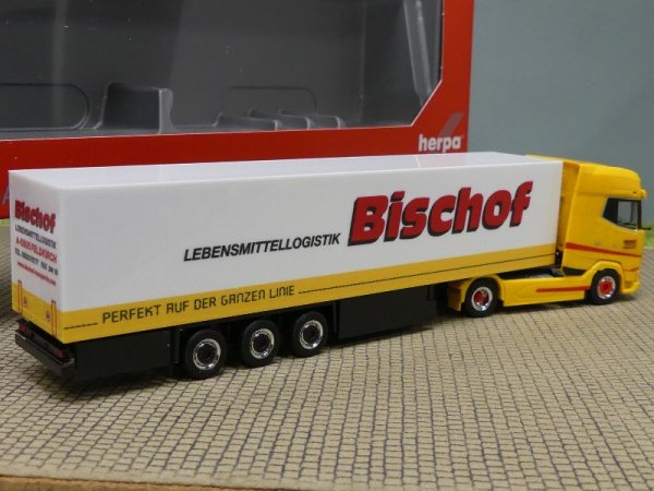 1/87 Herpa DAF XG+ Kühlkoffer-Sattelzug Bischof 316613